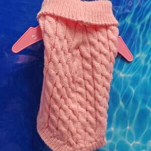 Pet Clothing- Knitted Sweater with Collar - Pullover Super Soft Cotton